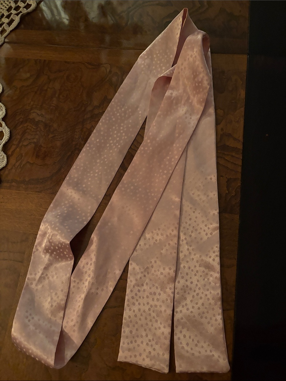 Gorgeous Christian Dior Vintage Matching Nightgown & Robe Set w/Cream Lace Trim - Picture 10 of 12